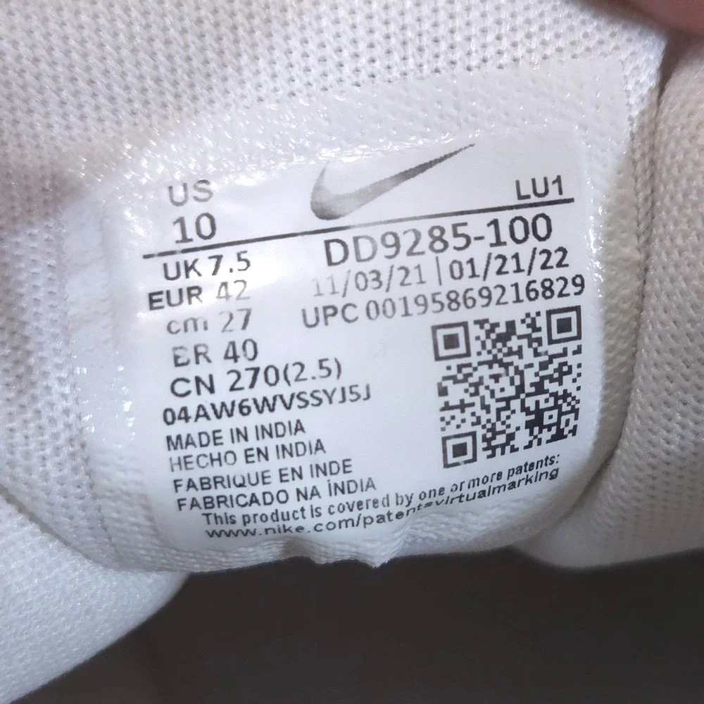 Nike Air Max Bella TR 5 White Training Shoes Womens 10 Sneakers Gym DD9285-100 - Picture 8 of 10